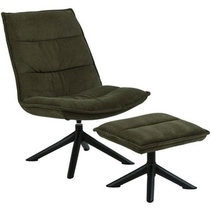 Carryhome Relaxsesselset , Olivgrün , Textil , 70x98x70 cm , Wohnzimmer, Sessel, Relaxsessel