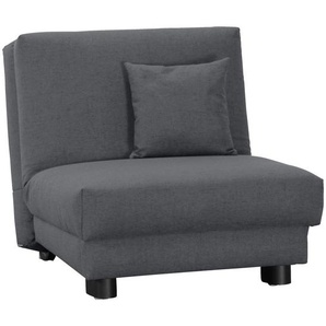 Carryhome Schlafsessel, Blau, Textil, 85x85x100 cm, Fußauswahl, Stoffauswahl, Liegefunktion, Wohnzimmer, Sessel, Schlafsessel
