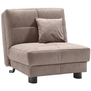 Carryhome Schlafsessel , Greige , Textil , 85x85x100 cm , Made in Germany , Liegefunktion , Wohnzimmer, Sessel, Schlafsessel