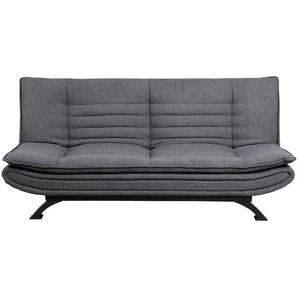 Carryhome Schlafsofa, Dunkelgrau, Textil, 2-Sitzer, 196x91x98 cm, Liegefunktion, Rückenfutter, Kinder- & Jugendzimmer, Jugendmöbel, Jugendsofas