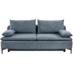 Carryhome Schlafsofa, Dunkelgrau, Textil, 2-Sitzer, Füllung: Schaumstoff, 203x75x100 cm, Stoffauswahl, Schlafen auf Sitzhöhe, Kinder- & Jugendzimmer, Jugendmöbel, Jugendsofas