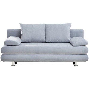 Carryhome Schlafsofa, Hellblau, Textil, 2-Sitzer, Füllung: Schaumstoff, 196x74x90 cm, Stoffauswahl, Liegefunktion, Rücken echt, Kinder & Jugendmöbel, Jugendmöbel, Jugendsofas