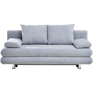 Carryhome Schlafsofa, Hellblau, Textil, 2-Sitzer, Füllung: Schaumstoff, 196x74x90 cm, Stoffauswahl, Liegefunktion, Rücken echt, Kinder- & Jugendzimmer, Jugendmöbel, Jugendsofas