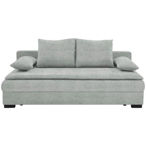 Carryhome Schlafsofa , Hellgrau , Textil , Uni , 3-Sitzer , Füllung: Schaumstoff , 207x94x90 cm , Stoffauswahl, Liegefunktion, Rücken echt , Kinder & Jugendmöbel, Jugendmöbel, Jugendsofas
