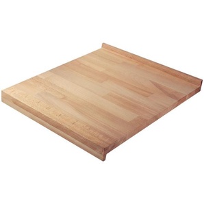 Carryhome Schneidebrett, Buche, Holz, Buche, massiv, 48x2x58 cm, nachwachsender Rohstoff, Küchenzubehör, Schneidebretter