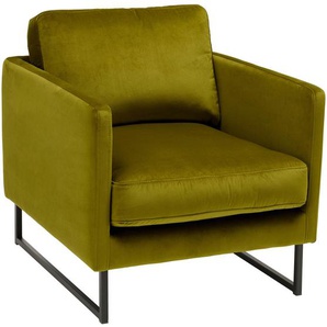 Carryhome Sessel, Grün, Textil, Füllung: Silikon, 72x78x84 cm, Made in EU, Stoffauswahl, Wohnzimmer, Sessel, Polstersessel