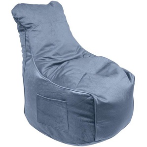 Carryhome Sitzsack, Hellblau, Textil, 270 L, Füllung: Styroporkugeln, 85x100x85 cm, Indoor, Reißverschluss, Wohnzimmer, Hocker, Sitzsäcke