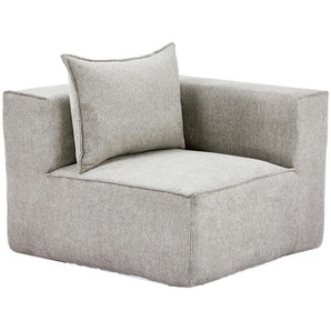 Carryhome Sofaelement, Natur, Textil, 1-Sitzer, Füllung: Polyester, 90x80x90 cm, erweiterbar, Wohnzimmer, Sofas & Couches, Sofas, Modulsofas