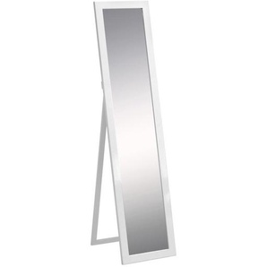 Carryhome Standspiegel , Weiß , Glas , rechteckig , 35x150x4 cm , Schlafzimmer, Spiegel, Standspiegel
