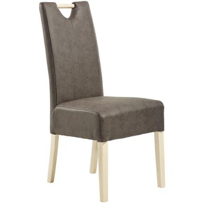 Carryhome Stuhl, Braun, Textil, eckig, 47x99x59 cm, Esszimmer, Stühle, Esszimmerstühle, Vierfußstühle