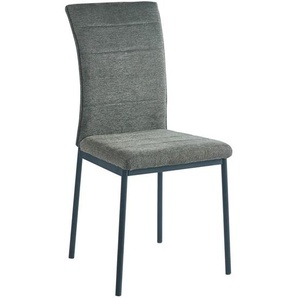 Carryhome Stuhl, Grün, Metall, Textil, rund, 44x95x57 cm, Stoffauswahl, Esszimmer, Stühle, Esszimmerstühle, Vierfußstühle