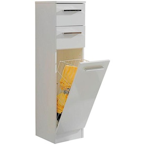 Carryhome Unterschrank, Weiß, Holzwerkstoff, 2 Schubladen, 30x119x33 cm, Made in Germany, stehend, Badezimmer, Badezimmerschränke, Bad Unterschränke