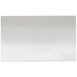 Carryhome Wandspiegel , Glas , rechteckig , 80x48x2 cm , senkrecht und waagrecht montierbar , Garderobe, Garderobenspiegel, Garderobenspiegel
