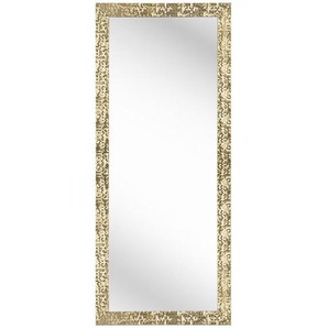 Carryhome Wandspiegel, Gold, Glas, rechteckig, 70x170x2 cm, senkrecht und waagrecht montierbar, Ganzkörperspiegel, Wohnspiegel, Wandspiegel