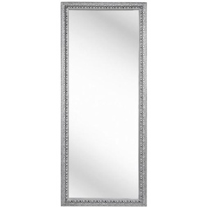 Carryhome Wandspiegel, Silber, Glas, Eukalyptusholz, massiv, rechteckig, 70x170x3 cm, Ganzkörperspiegel, Spiegel, Wandspiegel
