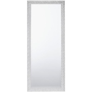 Carryhome Wandspiegel, Silber, Metall, Kunststoff, Glas, rechteckig, 70x170x2 cm, senkrecht und waagrecht montierbar, Wohnspiegel, Wandspiegel