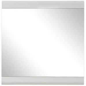 Carryhome Wandspiegel, Weiß, Holzwerkstoff, Glas, rechteckig, 84x86x2 cm, Spiegel, Wandspiegel