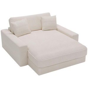 Carryhome Xxl-Sessel, Natur, Textil, Füllung: Schaumstoff, Silikon,Schaumstoff, Silikon, 160x87x190 cm, Wohnzimmer, Sessel, Polstersessel