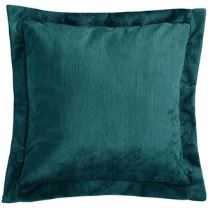 Carryhome Zierkissen, Petrol, Textil, Uni, Füllung: Polyester, quadratisch, 60 cm, pflegeleicht, Wohntextilien, Kissen, Dekokissen