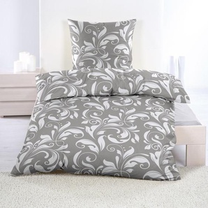 Casa Colori Biber-Bettwäsche mit Ornamente 135 x 200 cm GLO706104099