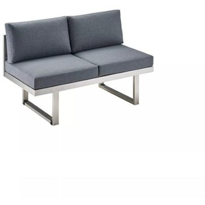 CASA DOMA Aragona DINING Lounge-Mittelteil 2-Sitzer, Edelstahl 1712671-1712685
