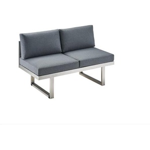 CASA DOMA Aragona DINING Lounge-Mittelteil 2-Sitzer, Edelstahl/Rope 1712671-1712683