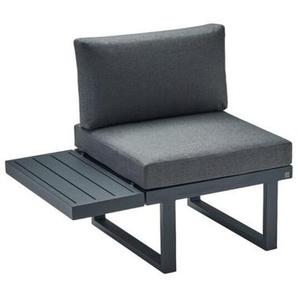CASA DOMA Aragona DINING Lounge-Seitenteil 1-Sitzer mit Alu-Ablage, Alu/Rope 1712674-1712688-1712700-1712704
