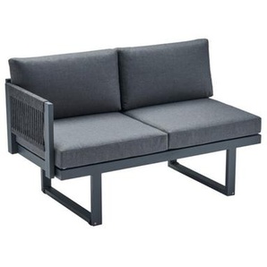 CASA DOMA Aragona DINING Lounge-Seitenteil 2-Sitzer, Alu/Rope 1712670-1712682-1712688
