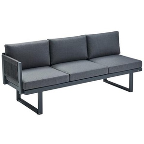 CASA DOMA Aragona DINING Lounge-Seitenteil 3-Sitzer, Alu/Rope 1712666-1712676-1712688
