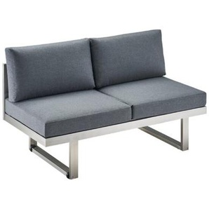 CASA DOMA Aragona Lounge-Mittelteil 2-Sitzer, Edelstahl 1712669-1712685