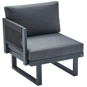CASA DOMA Aragona Lounge-Seitenteil 1-Sitzer, Alu/Rope 1712672-2x1712688-1712700