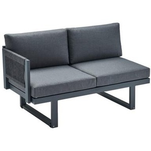 CASA DOMA Aragona Lounge-Seitenteil 2-Sitzer, Alu/Rope 1712668-1712682-1712688