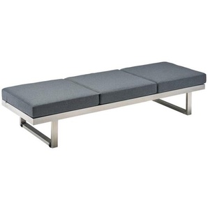 CASA DOMA Aragona Loungebank/Liege 3-Sitzer, Gestell Edelstahl 1712665