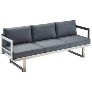 CASA DOMA Aragona Loungesofa 3-Sitzer, Edelstahl 1712665-1712679-2x1712691