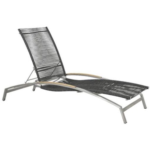 CASA DOMA Mineo Sonnenliege Edelstahl/Rope/Teak 1711857