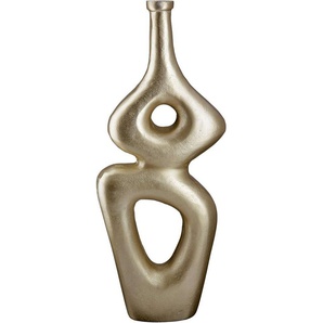 Casablanca by Gilde Dekovase Formas (1 St), Vase aus Aluminium, Dekoobjekt