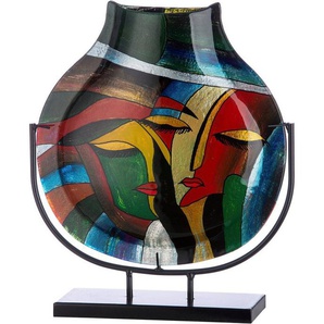 Casablanca by Gilde Dekovase Vero (1 St), dekorative Vase aus Glas, Dekoobjekt