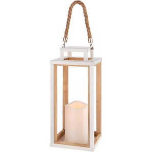 Casablanca by Gilde LED Windlicht Mood, Timerfunktion, LED fest integriert, Warmweiß, mit Timerfunktion und Flackereffekt