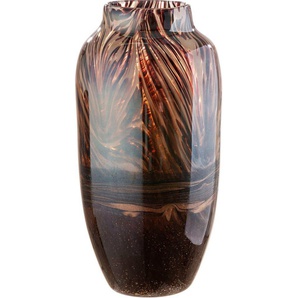 Casablanca by Gilde Tischvase Alessia (1 St), dekorative Vase aus Glas, Blumenvase
