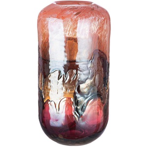 Casablanca by Gilde Tischvase Glasart Vase Apart, Vasenöffnung Ø ca. 9,5 cm (1 St), aus durchgefärbtem Glas, wasserdicht