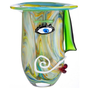 Casablanca by Gilde Tischvase Plato (1 St), dekorative Vase aus Glas, Blumenvase
