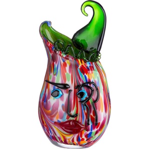 Casablanca by Gilde Tischvase Venito, Dekovase (1 St), Vase aus durchgefärbtem Glas, Höhe ca. 35 cm