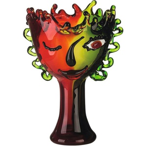 Casablanca by Gilde Tischvase Visual (1 St), dekorative Vase aus Glas, Blumenvase