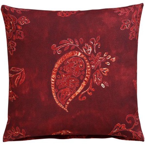 Kissenhüllen CASATEX Orient Kissenbezüge Gr. B/L: 40 cm x 40 cm, 2 St., Baumwolle, rot (bordeaux) Kissenbezüge gemustert