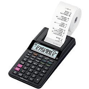 Casio Druckender Tischrechner mit Rolle HR-8RCE 12-stelliges Display Schwarz 8022540