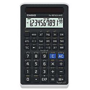 Casio Wissenschaftlicher Taschenrechner FX-82SOLAR II 12-stelliges Display Schwarz 1140336