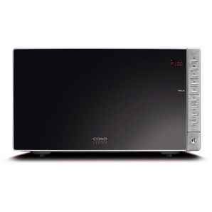 Caso Design Mikrowelle, Silber, 46x29x34.5 cm, CE, Garraumbeleuchtung, Automatik-Kochprogramme, Signalton, Küchen, Küchenelektrogeräte, Mikrowellen