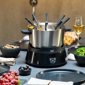 CASO Induktions-Fondue - silber - Edelstahl -
