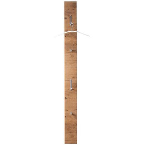 Cassando Garderobenpaneel, Eiche, 16x180x2 cm, Aufhängemöglichkeit, Garderobe, Garderobenpaneele, Garderobenpaneele