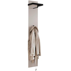 Cassando Garderobenpaneel, Greige, Metall, 31x180x30 cm, Made in Germany, Aufhängemöglichkeit, Kleiderstange, Garderobe, Garderobenpaneele, Garderobenpaneele